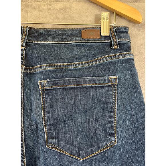 Lee Jeans Womens 32x29 Blue Relaxed Fit Straight Leg High Rise Stretch Slims - Picture 4 of 10